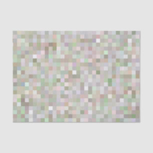 Kleurvierkantjes pasta tissuepapier