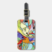 Kleurvis Bagagelabel (Voorkant verticaal)