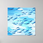 Kleurvis Canvas Afdruk (Voorkant)