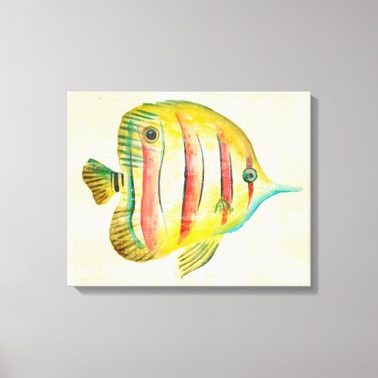 Kleurvis Canvas Afdruk (Voorkant)