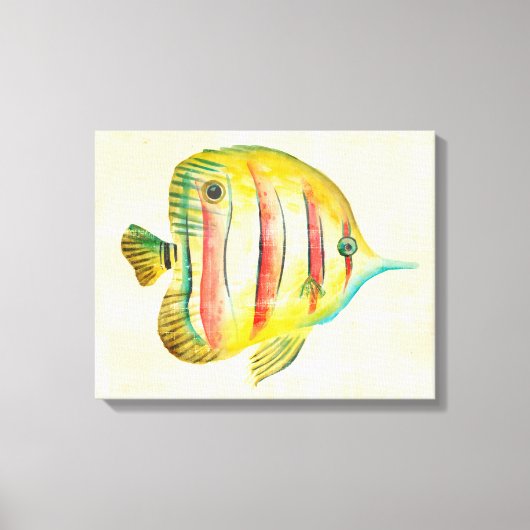 Kleurvis Canvas Afdruk (Voorkant)