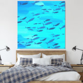 Kleurvis Canvas Afdruk (Insitu (Slaapkamer))