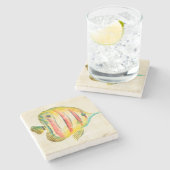 Kleurvis Stenen Onderzetter (Zijkant)