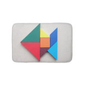Kleurvis Tangram Badmat (Voorkant)