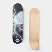 Kleurvisachtig gloeiend blaaseffect skateboard (Voorkant)