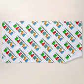 Kleurvocht Strandlaken (Voorkant)