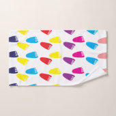 Kleurvoetafdrukken Bad Handdoek (Handdoek)