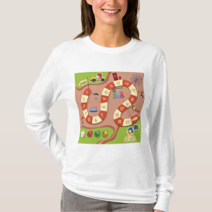 Kleurvol Renbaan Bordspel voor Kinderen T-shirt