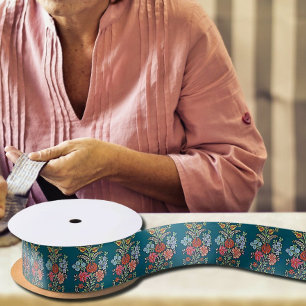 Kleurvolle Hongaarse bloemen Lint