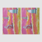 Kleurvolle zeilboten tissuepapier (Voorkant)