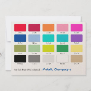 Kleurvoorbeeld Metallic Champagne
