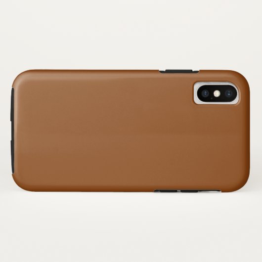kleurzadel bruin Case-Mate iPhone case (Achterkant (horizontaal))