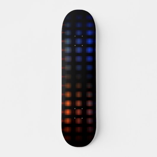 Kleurzame gloeilampen skateboard (Voorkant)