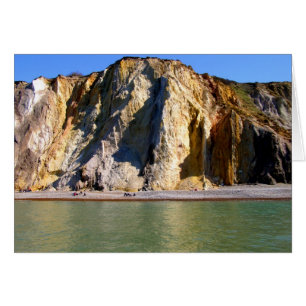 Kleurzand van Alum Bay