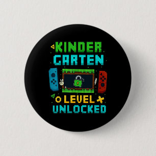 Kleuterklas Niveau Ontgrendeld Ck Naar School Pixe Ronde Button 5,7 Cm