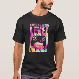 Kleuterklas Niveau Ontgrendeld Tie Dye Terug naar T-shirt