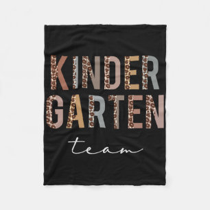 Kleuterklas Team Hallo Ck Terug naar School Waarde Fleece Deken