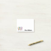 Kleuterleerkracht Post-it® Notes (Op bureau)
