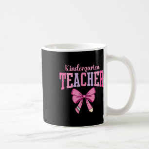 Kleuterleidster eerste schooldag voor mannen W Koffiemok
