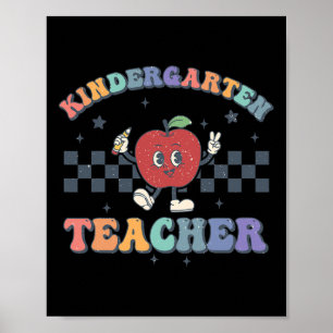 Kleuterleraar Groovy Ck naar schoolteam Kg T Poster