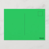 Kleuterleraar Roze Stip Preppy Boek Koffie Briefkaart (Achterkant)