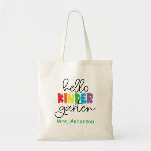 Kleuterleraar, Terug naar school Tote Bag