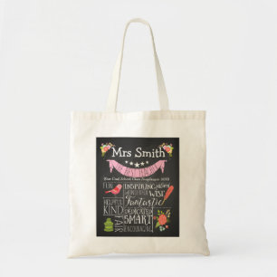Kleuterleraar tote boodschappentas boekentas bag