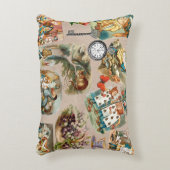 Kleuters Alice Kleurrijk 1800s Klassieke Wonderlan Accent Kussen (Voorkant(Verticaal))