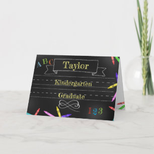 Kleuterschool Afstudeerbare Vouwbare Wenskaart Kaart