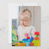 Kleuterschool Afstudeerfoto  Kaart (Achterkant)