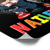 Kleuterschool Afstuderen 2025 Jongens Kinder Dabbi Poster (Hoek)