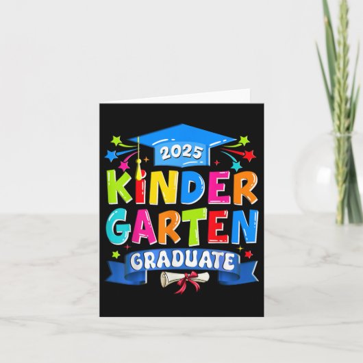 Kleuterschool Afstuderen 2025 Kinder Afstuderen Ki Kaart (Voorkant)