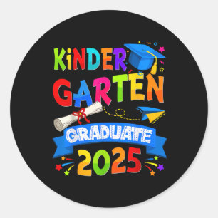 Kleuterschool Afstuderen CL van 2025 Afstuderen Bo Ronde Sticker