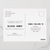 kleuterschool afstuderen foto - briefkaart (Achterkant)