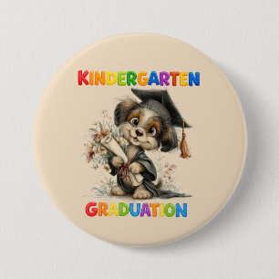 Kleuterschool Afstuderen Ronde Button 7,6 Cm