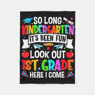 Kleuterschool Afstuderen Shirt 2025 Kinder Jongens Fleece Deken