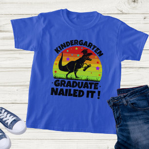 Kleuterschool Afstuderen T-Rex Dino Kinder T-shirt