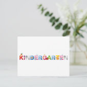 kleuterschool briefkaart (Staand voorkant)