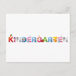 kleuterschool briefkaart