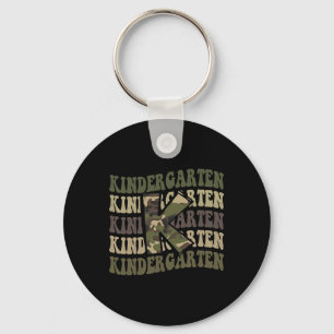 Kleuterschool Camo Camouflage Jongen Leraar Ck Naa Sleutelhanger