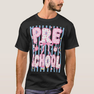 Kleuterschool Coquette Eerste Dag Van School 1e Da T-shirt