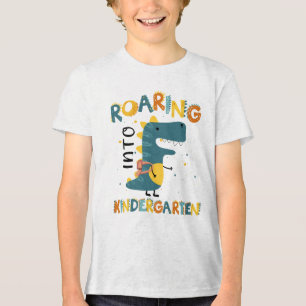 Kleuterschool Dinosaurus Terug naar school shirt