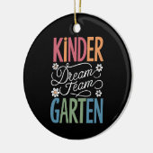 Kleuterschool Dream Team Teacher Terug naar School Keramisch Ornament (Links)