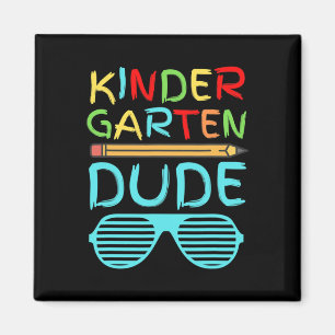 Kleuterschool Dude Fun Potlood Eerste Dag School B Magneet