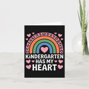Kleuterschool heeft mijn hart Valentijnsdag lerare Kaart