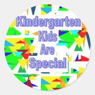 Kleuterschool Kinder zijn Speciaal Ronde Sticker