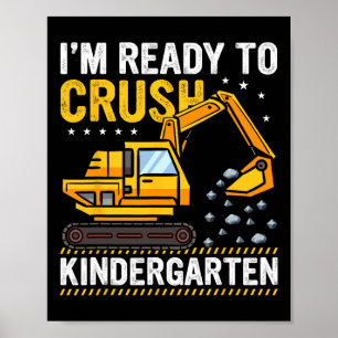 Kleuterschool klaar om vrachtwagen Kinder kleuters Poster