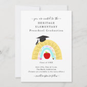 Kleuterschool / Kleuterschool Afstuderen Uitnodigi Kaart (Voorkant)