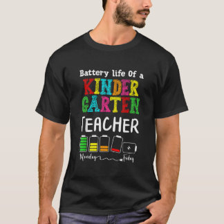 Kleuterschool Leraar Accuduur Kleuterschool Ins T-shirt
