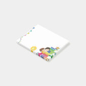Kleuterschool leuk en schattig post-it® notes (Schuin)